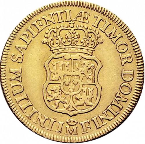 2 Escudos Reverse Image minted in SPAIN in 1732JF (1700-46  -  FELIPE V)  - The Coin Database