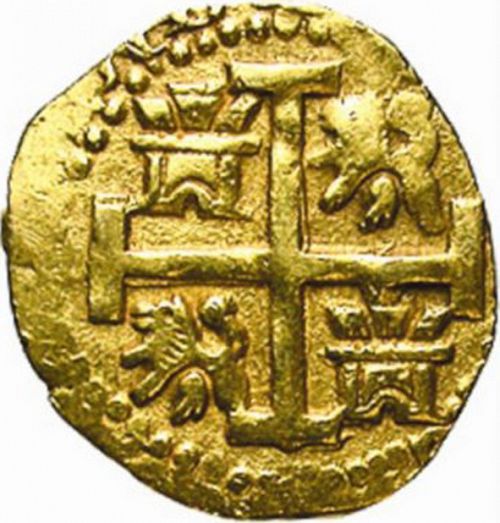 2 Escudos Reverse Image minted in SPAIN in 1736N (1700-46  -  FELIPE V)  - The Coin Database