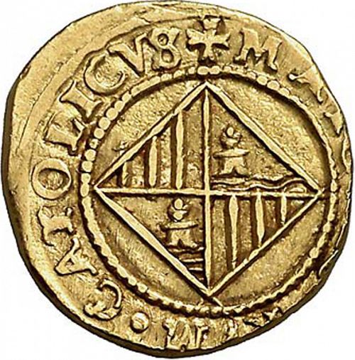 2 Escudos Reverse Image minted in SPAIN in N/D (1700-46  -  FELIPE V)  - The Coin Database