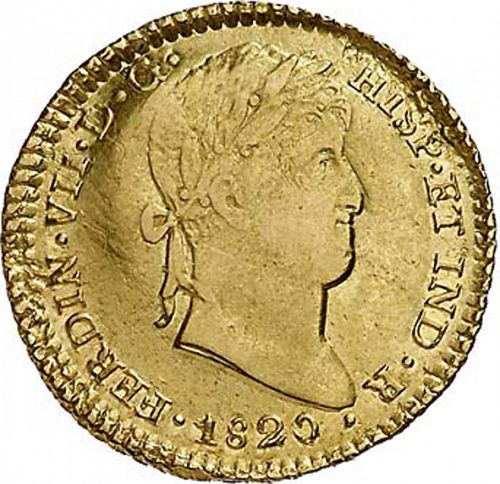 2 Escudos Obverse Image minted in SPAIN in 1820JP (1808-33  -  FERNANDO VII)  - The Coin Database