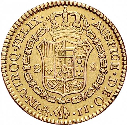 2 Escudos Reverse Image minted in SPAIN in 1816JJ (1808-33  -  FERNANDO VII)  - The Coin Database