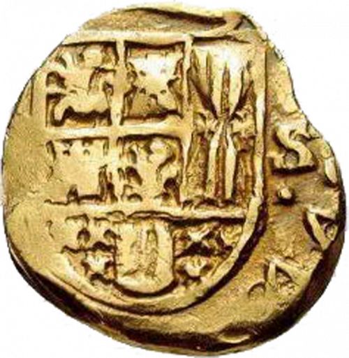 2 Escudos Obverse Image minted in SPAIN in 1725S (1724  -  LUIS I)  - The Coin Database