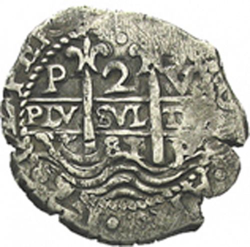 2 Reales Obverse Image minted in SPAIN in 1681V (1665-00  -  CARLOS II)  - The Coin Database
