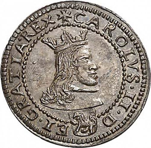 2 Reales Obverse Image minted in SPAIN in 1683 (1665-00  -  CARLOS II)  - The Coin Database