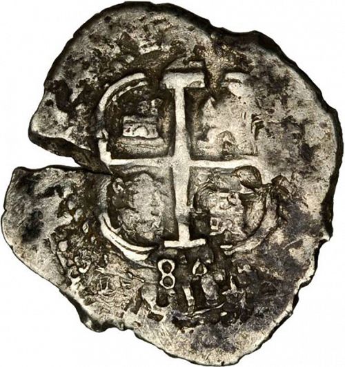 2 Reales Reverse Image minted in SPAIN in 1684VR (1665-00  -  CARLOS II)  - The Coin Database
