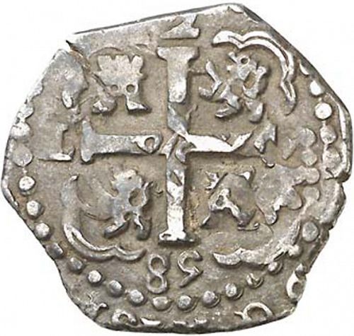 2 Reales Reverse Image minted in SPAIN in 1685R (1665-00  -  CARLOS II)  - The Coin Database