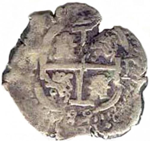 2 Reales Reverse Image minted in SPAIN in 1699F (1665-00  -  CARLOS II)  - The Coin Database