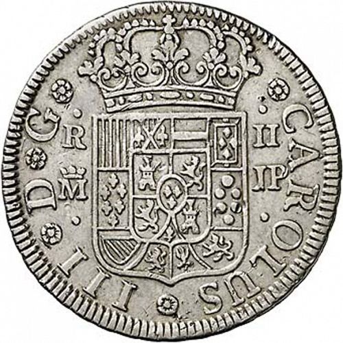 2 Reales Obverse Image minted in SPAIN in 1762JP (1759-88  -  CARLOS III)  - The Coin Database