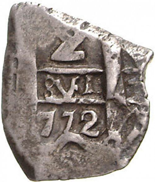 2 Reales Obverse Image minted in SPAIN in 1772V (1759-88  -  CARLOS III)  - The Coin Database