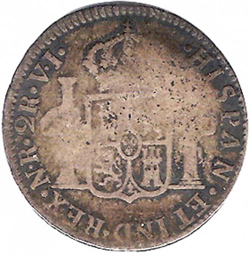2 Reales Reverse Image minted in SPAIN in 1773VJ (1759-88  -  CARLOS III)  - The Coin Database
