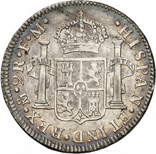 2 Reales Reverse Image minted in SPAIN in 1777FM (1759-88  -  CARLOS III)  - The Coin Database