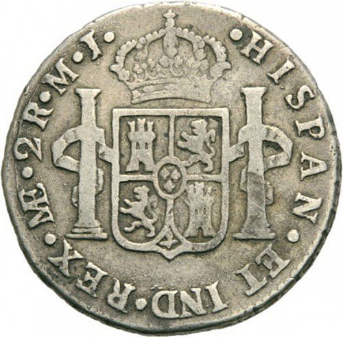 2 Reales Reverse Image minted in SPAIN in 1779MJ (1759-88  -  CARLOS III)  - The Coin Database