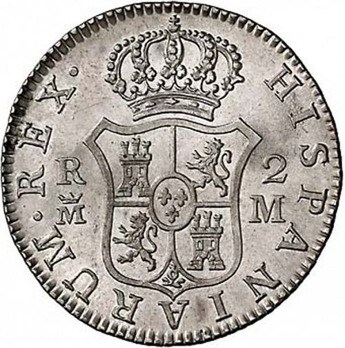 2 Reales Reverse Image minted in SPAIN in 1788M (1759-88  -  CARLOS III)  - The Coin Database