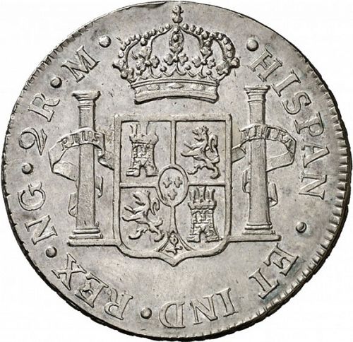 2 Reales Reverse Image minted in SPAIN in 1795M (1788-08  -  CARLOS IV)  - The Coin Database