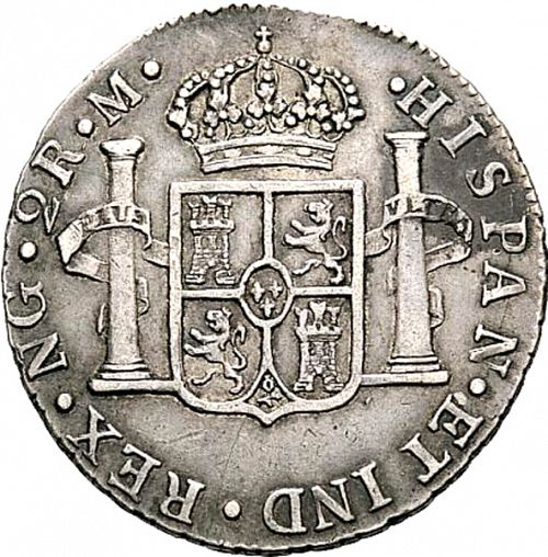 2 Reales Reverse Image minted in SPAIN in 1797M (1788-08  -  CARLOS IV)  - The Coin Database