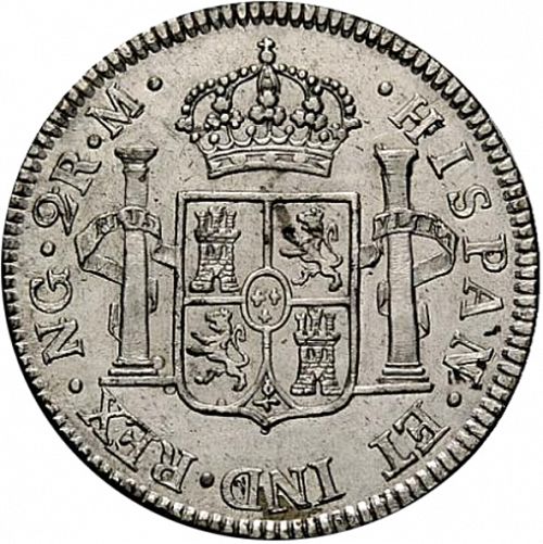 2 Reales Reverse Image minted in SPAIN in 1802M (1788-08  -  CARLOS IV)  - The Coin Database