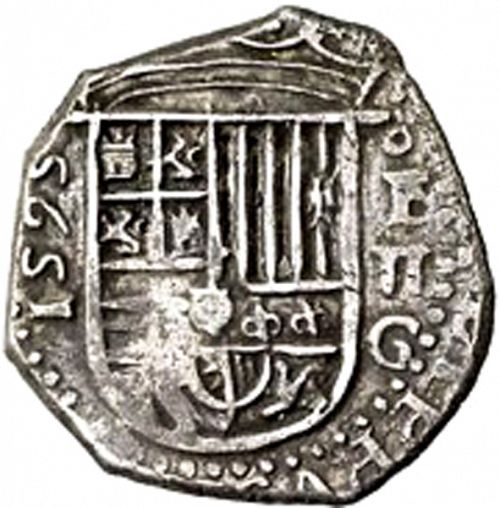 2 Reales Obverse Image minted in SPAIN in 1595F (1556-98  -  FELIPE II)  - The Coin Database
