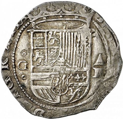 2 Reales Obverse Image minted in SPAIN in ND/A (1556-98  -  FELIPE II)  - The Coin Database