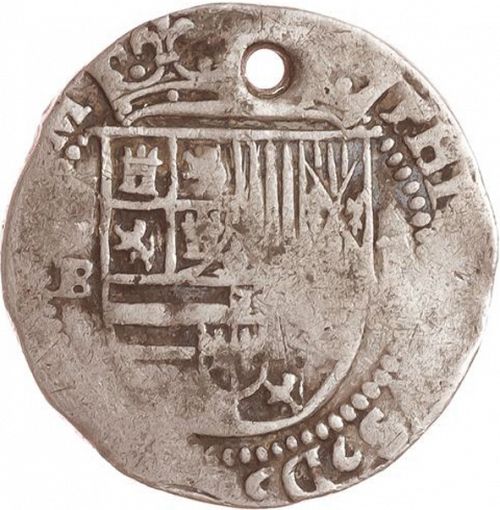 2 Reales Obverse Image minted in SPAIN in ND/B (1556-98  -  FELIPE II)  - The Coin Database
