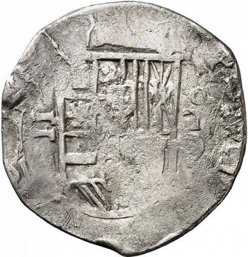 2 Reales Obverse Image minted in SPAIN in ND/C (1556-98  -  FELIPE II)  - The Coin Database