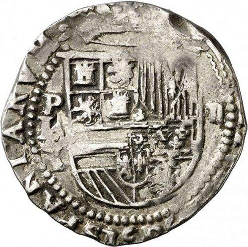 2 Reales Obverse Image minted in SPAIN in ND/L (1556-98  -  FELIPE II)  - The Coin Database