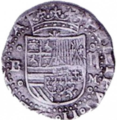 2 Reales Obverse Image minted in SPAIN in ND/M (1556-98  -  FELIPE II)  - The Coin Database