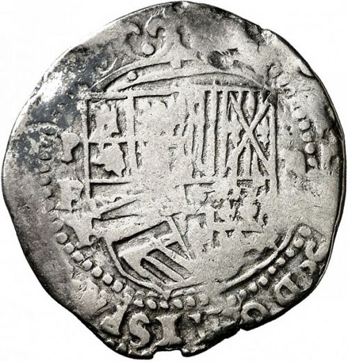 2 Reales Obverse Image minted in SPAIN in ND/R (1556-98  -  FELIPE II)  - The Coin Database