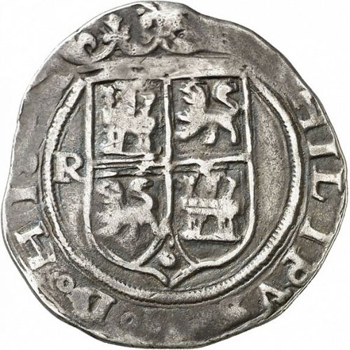 2 Reales Obverse Image minted in SPAIN in ND/R (1556-98  -  FELIPE II)  - The Coin Database