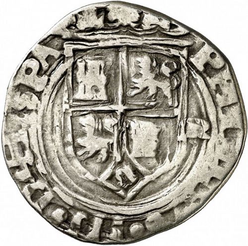 2 Reales Obverse Image minted in SPAIN in ND/R (1556-98  -  FELIPE II)  - The Coin Database