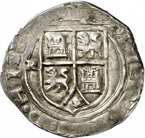 2 Reales Obverse Image minted in SPAIN in ND/R (1556-98  -  FELIPE II)  - The Coin Database