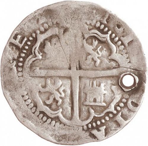 2 Reales Reverse Image minted in SPAIN in ND/B (1556-98  -  FELIPE II)  - The Coin Database