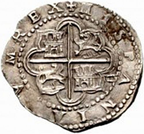 2 Reales Reverse Image minted in SPAIN in ND/C (1556-98  -  FELIPE II)  - The Coin Database