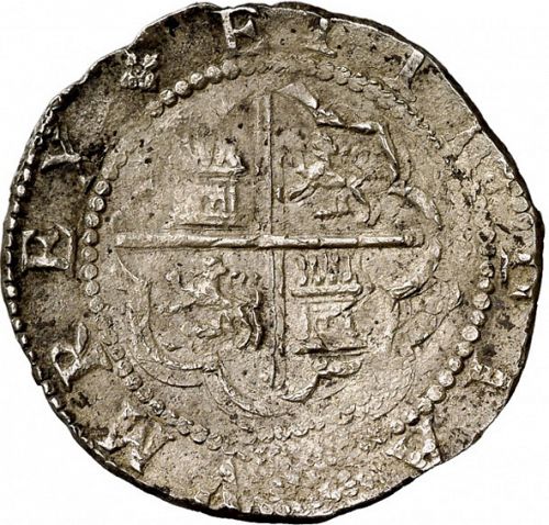 2 Reales Reverse Image minted in SPAIN in ND/D (1556-98  -  FELIPE II)  - The Coin Database