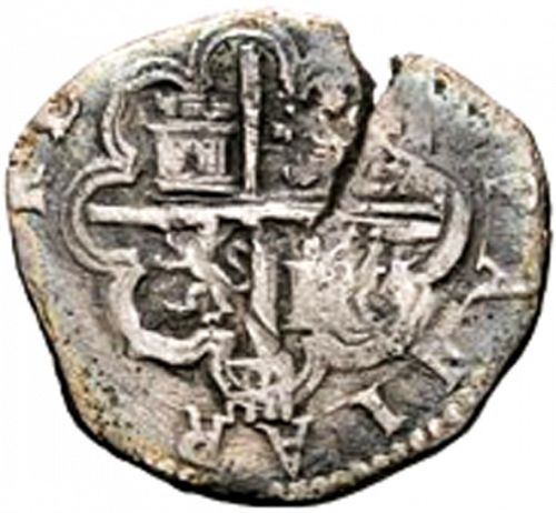 2 Reales Reverse Image minted in SPAIN in ND/D (1556-98  -  FELIPE II)  - The Coin Database