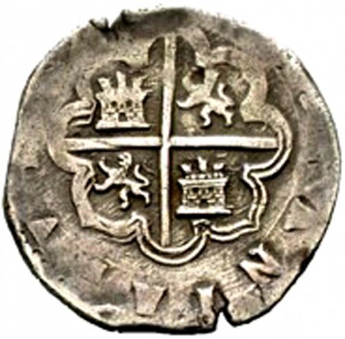 2 Reales Reverse Image minted in SPAIN in ND/D (1556-98  -  FELIPE II)  - The Coin Database