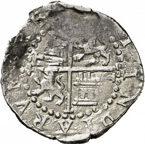 2 Reales Reverse Image minted in SPAIN in ND/D (1556-98  -  FELIPE II)  - The Coin Database