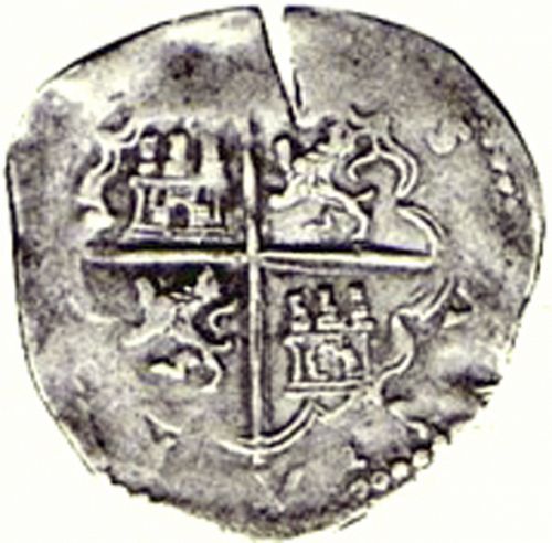 2 Reales Reverse Image minted in SPAIN in ND/F (1556-98  -  FELIPE II)  - The Coin Database