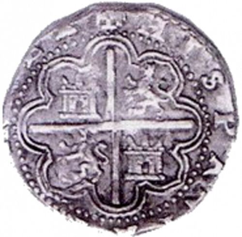 2 Reales Reverse Image minted in SPAIN in ND/M (1556-98  -  FELIPE II)  - The Coin Database