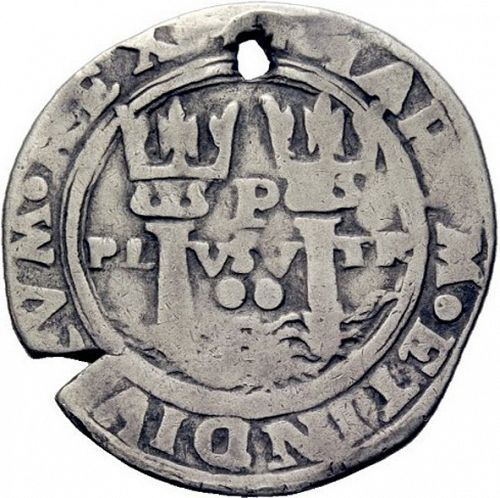 2 Reales Reverse Image minted in SPAIN in ND/R (1556-98  -  FELIPE II)  - The Coin Database