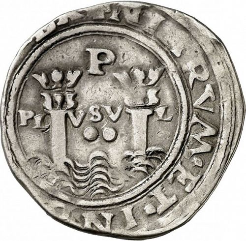 2 Reales Reverse Image minted in SPAIN in ND/R (1556-98  -  FELIPE II)  - The Coin Database