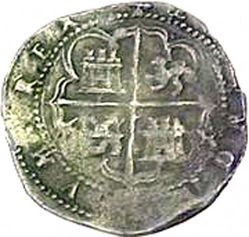 2 Reales Reverse Image minted in SPAIN in ND/X (1556-98  -  FELIPE II)  - The Coin Database