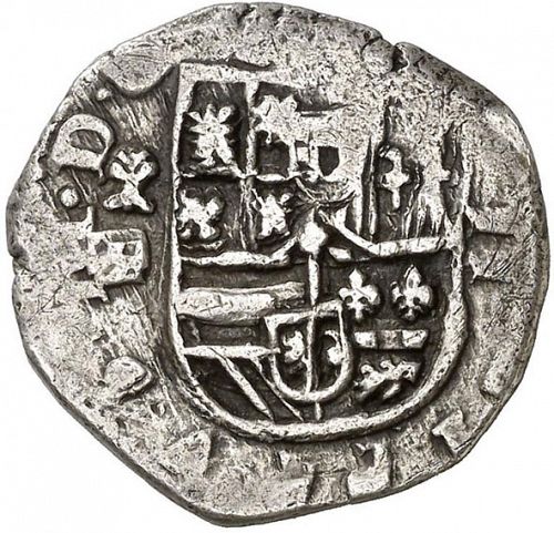 2 Reales Obverse Image minted in SPAIN in 1608 (1598-21  -  FELIPE III)  - The Coin Database