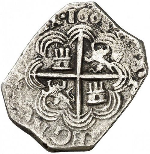 2 Reales Reverse Image minted in SPAIN in 1603M (1598-21  -  FELIPE III)  - The Coin Database