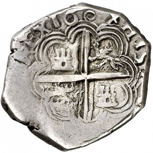 2 Reales Reverse Image minted in SPAIN in 1604M (1598-21  -  FELIPE III)  - The Coin Database