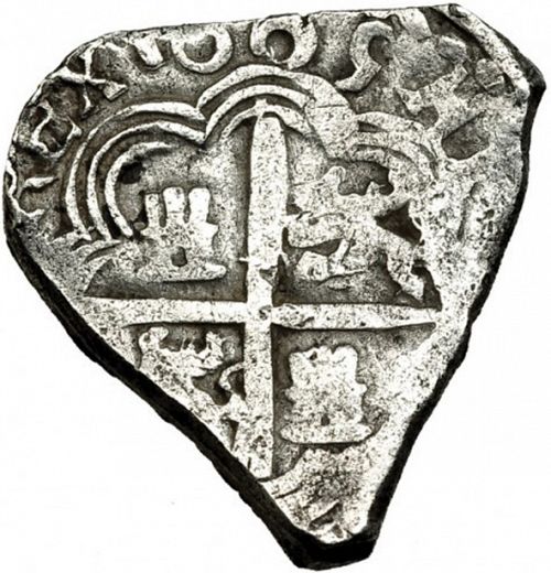 2 Reales Reverse Image minted in SPAIN in 1605M (1598-21  -  FELIPE III)  - The Coin Database