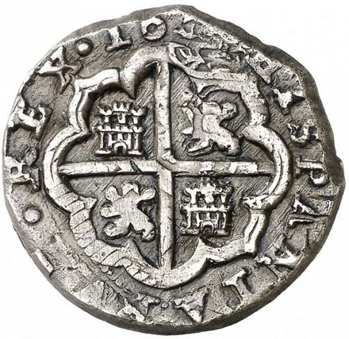 2 Reales Reverse Image minted in SPAIN in 1614AR (1598-21  -  FELIPE III)  - The Coin Database
