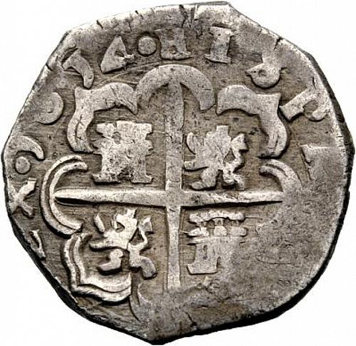 2 Reales Reverse Image minted in SPAIN in 1614V (1598-21  -  FELIPE III)  - The Coin Database