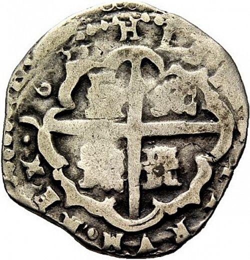 2 Reales Reverse Image minted in SPAIN in 1615C (1598-21  -  FELIPE III)  - The Coin Database