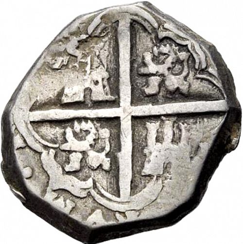 2 Reales Reverse Image minted in SPAIN in 1618P (1598-21  -  FELIPE III)  - The Coin Database