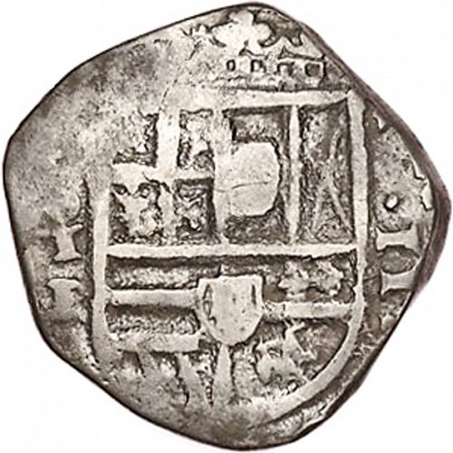 2 Reales Obverse Image minted in SPAIN in 1627P (1621-65  -  FELIPE IV)  - The Coin Database